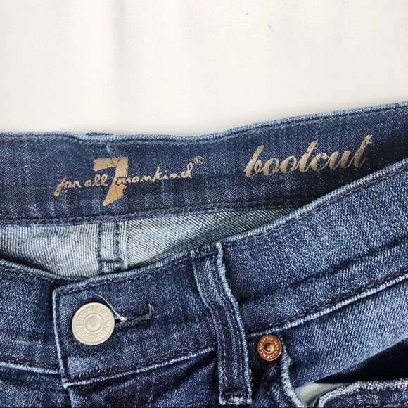 7 FOR ALL MANKIND boot cut denim jeans. Si… - Picture 4 of 5
